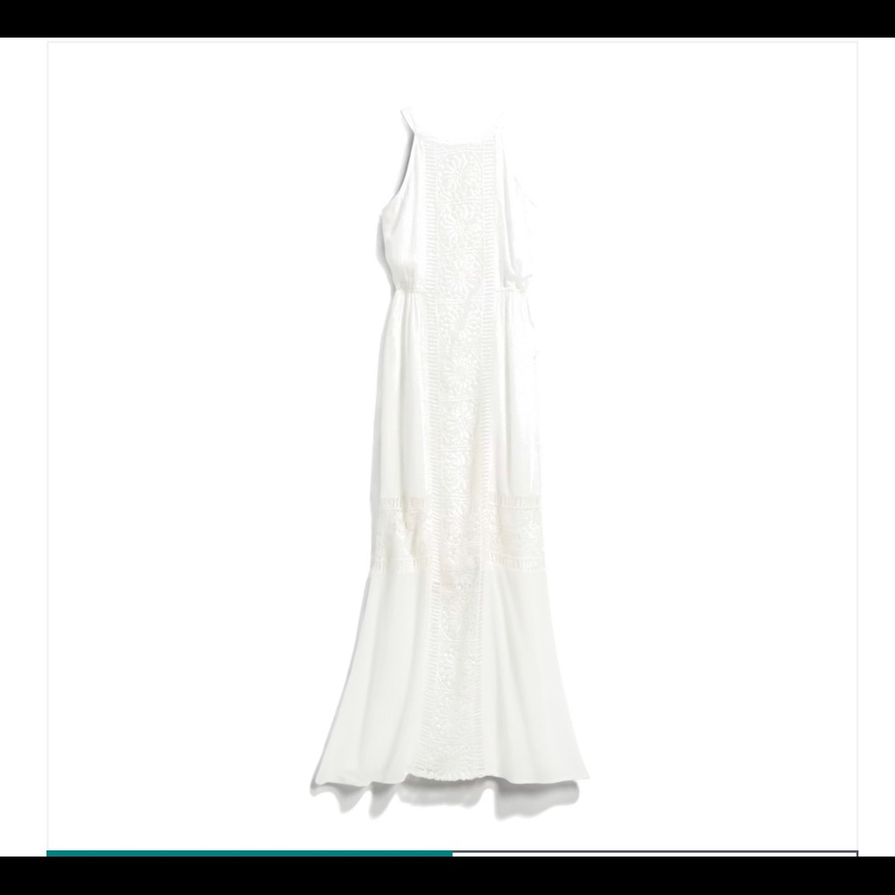 Skies Are Blue Kinsey Crochet Maxi Dress- Medium